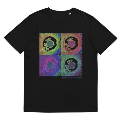 Ousdale broch laser scan 2x2 t-shirt - Image 2