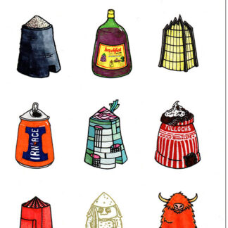 Scottish Brochs ··· postcard