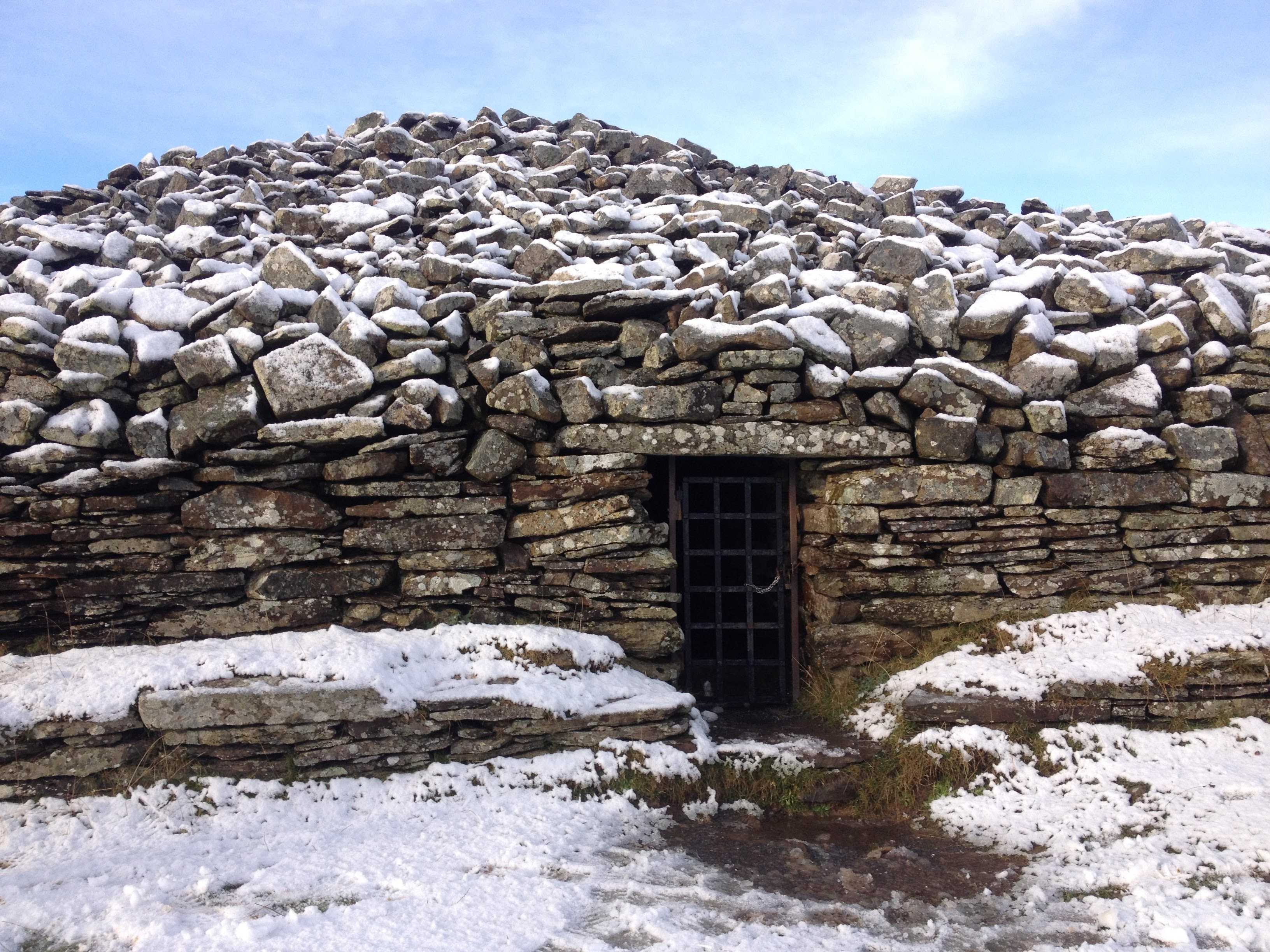 Entrance to one of the Camster Cairns