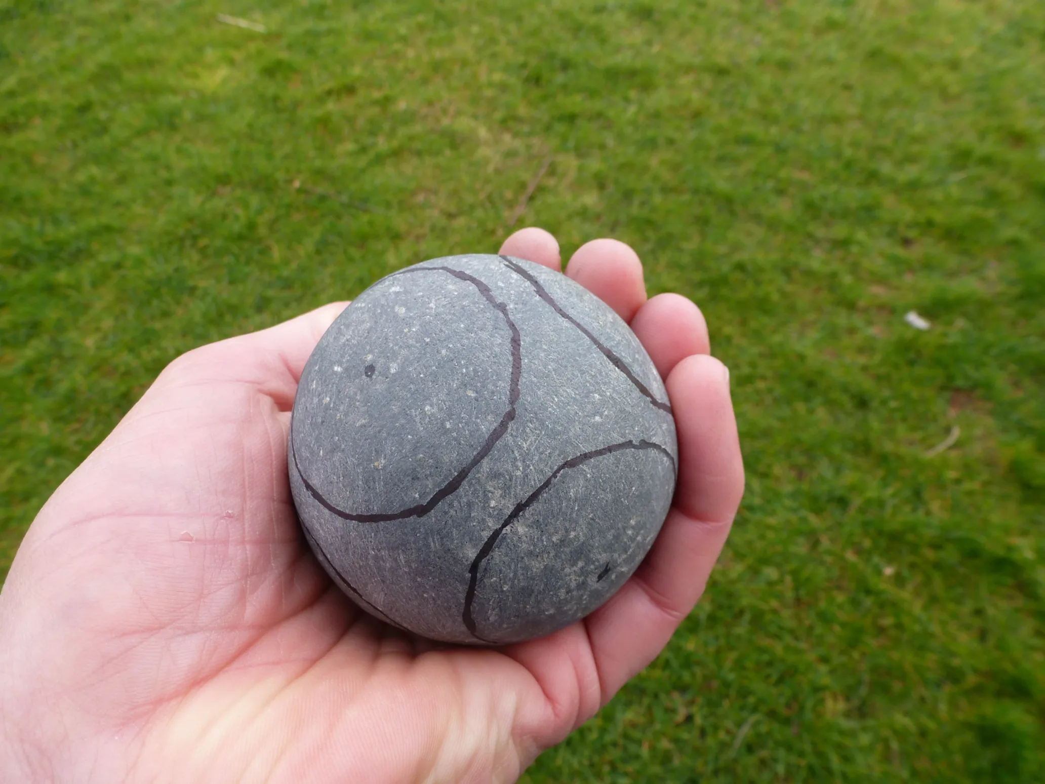 Ornamental carved stone balls 2